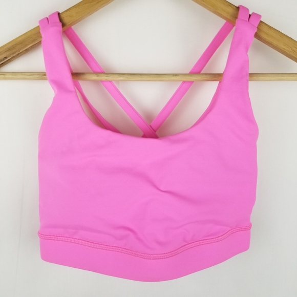 lululemon athletica Other - Lululemon Hot Pink Sports Bra Chris Crossed Straps